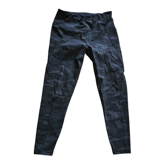 Sweaty Betty Black Power 7/8 Leggings In Camo Print Size Small - Picture 1 of 6